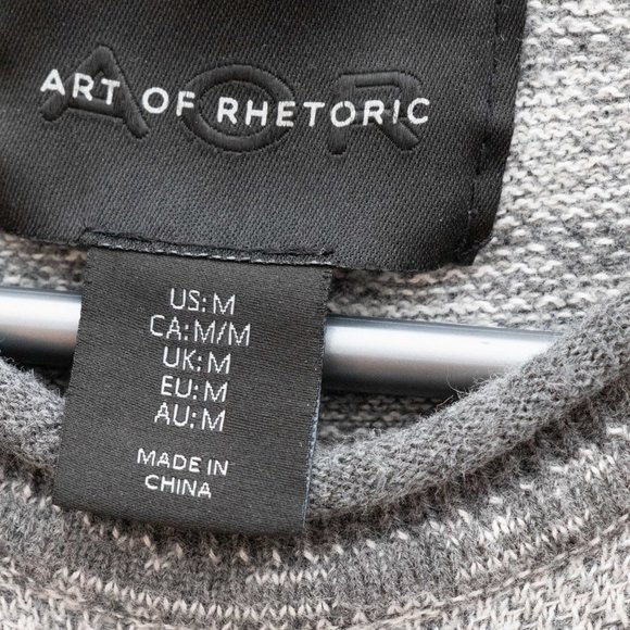 Art of Rhetoric men's blouse gray color - Picture 4 of 11